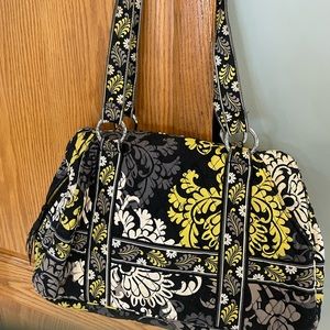 Vera Bradley Yellow/black shoulder bag.